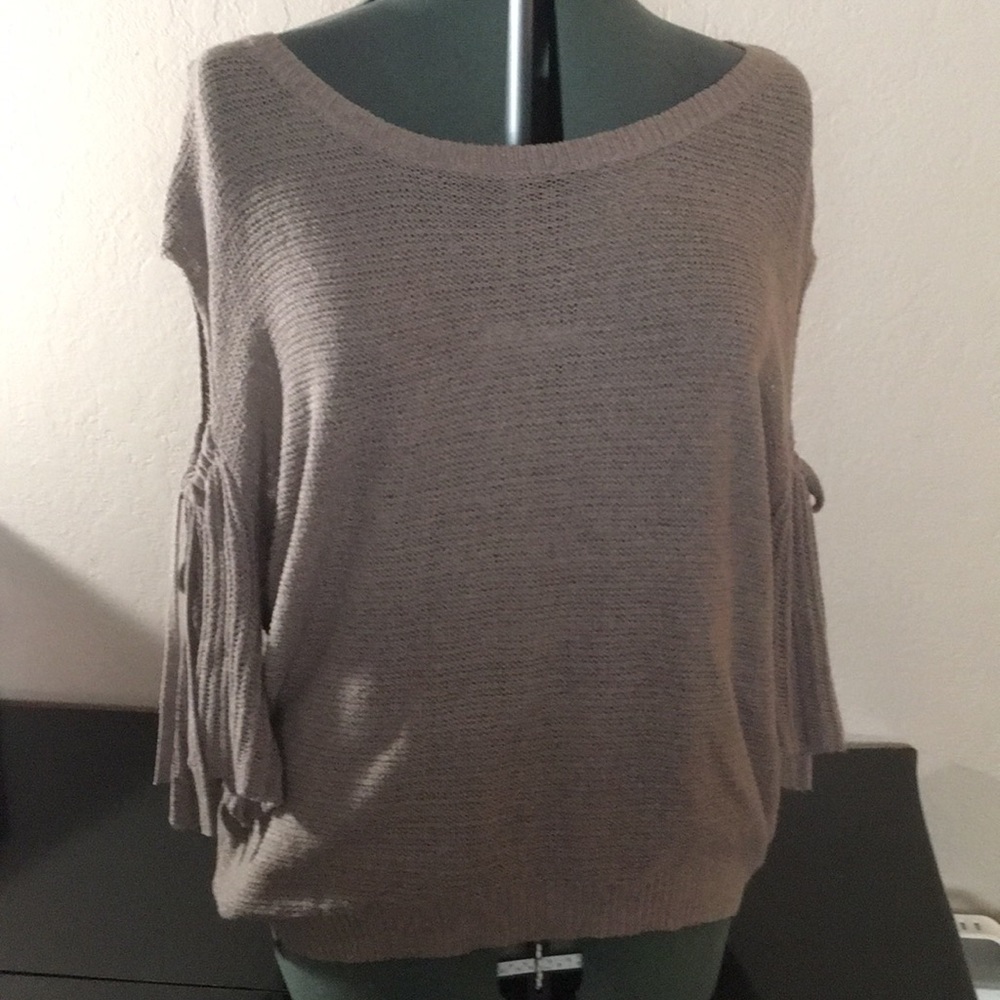 Knit off the shoulder top by Express